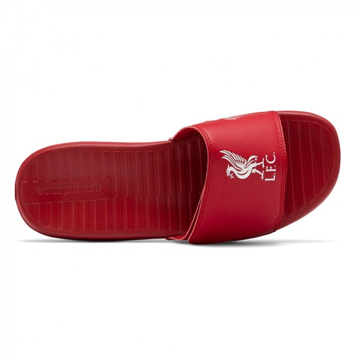 New Balance Red LFC Mens Poolside Sandals