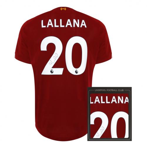 Adam Lallana LFC Shirt 19/20 Signed