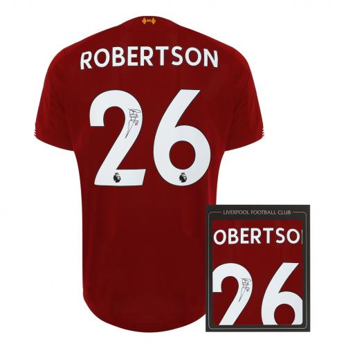 Andy Robertson LFC Signed Shirt 2019/20