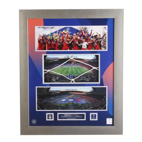 Framed Net Section from UCL Final - Mo Salah Penalty in Madrid!