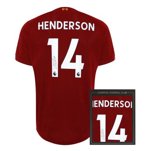Jordan Henderson 19/20 Signed LFC Shirt