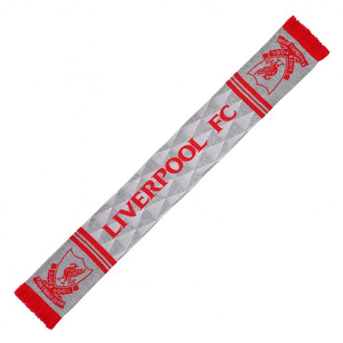 Liverpool FC Red White Striped Fan Game Team Match Scarf Scarves LFC Official 