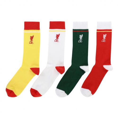 LFC Mens 4 Pack Boxed Socks