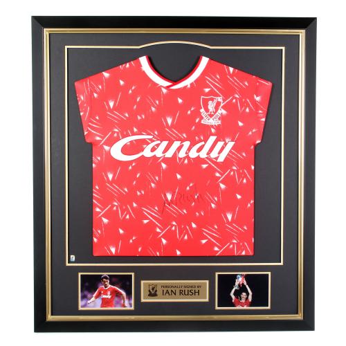 LFC Rush Signed Framed Shirt