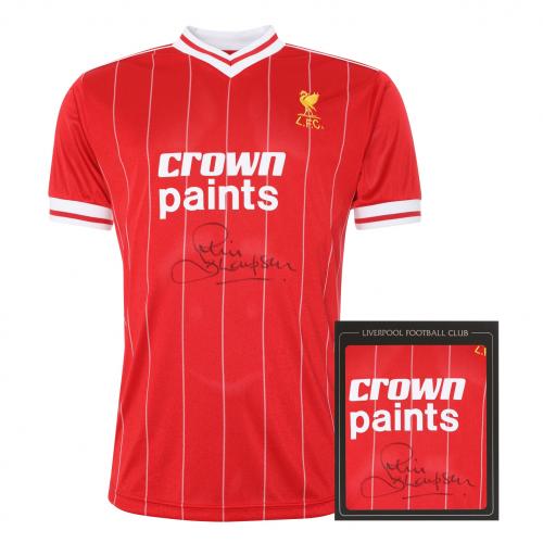 LFC Thompson 82 Signed Boxed Shirt