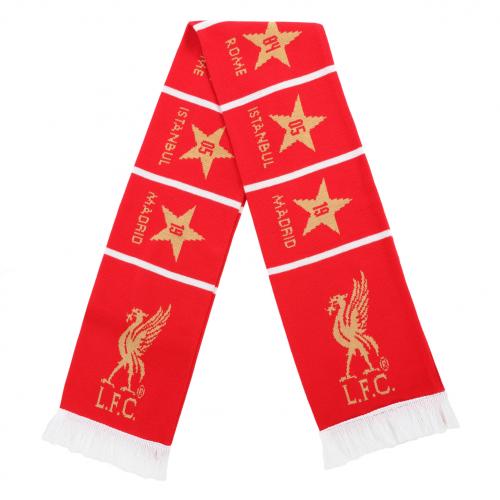 LFC UCL 6 Stars Scarf