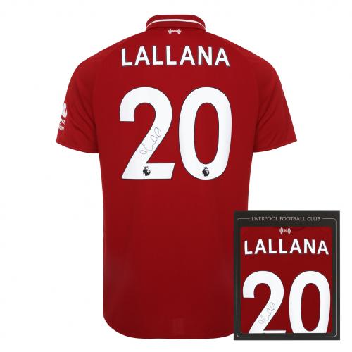 Signed Adam Lallana LFC 2018-19 Shirt