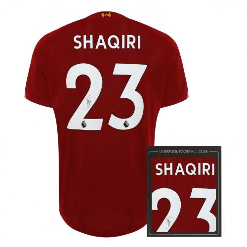 Xherdan Shaqiri Signed Liverpool Shirt 19-20