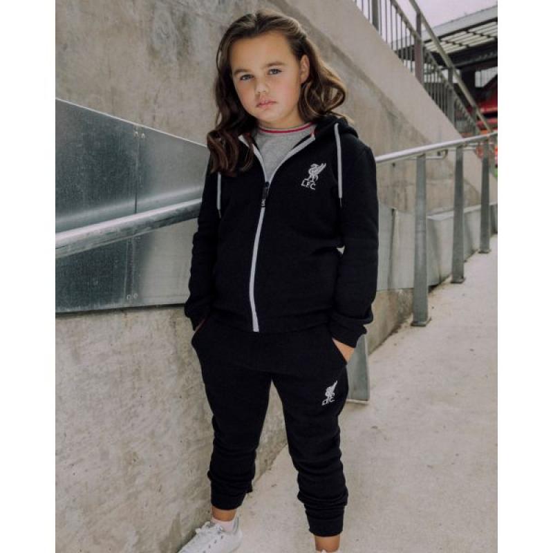 Kids LFC Black Jogging/Tracksuit Set