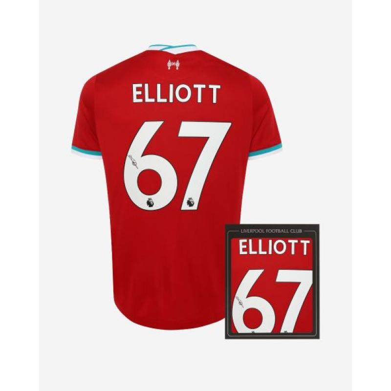 LFC Elliott Signed 20/21 Boxed Shirt