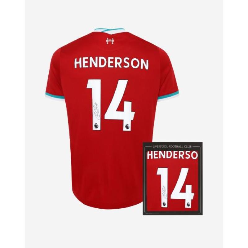 Signed Jordan Henderson 20/21 Boxed Shirt