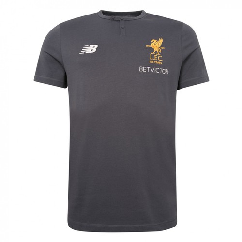 LFC Mens Grey Cotton T-Shirt 17/18 LFC Mens Grey Cotton T-Shirt 17/18