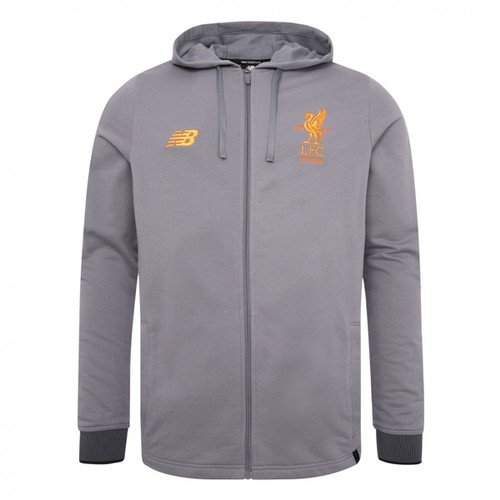 LFC Mens Grey Travel Hoody 17/18 LFC Mens Grey Travel Hoody 17/18