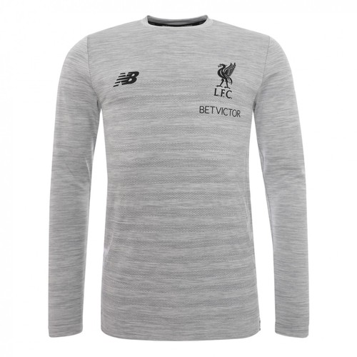 LFC Mens Grey Marl Training Long Sleeve Jersey 18/19 LFC Mens Grey Marl Training Long Sleeve Jersey 18/19