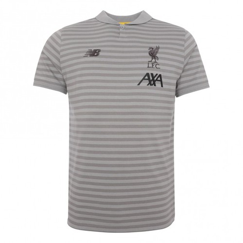 2019-20 LFC Mens Grey Travel Polo Shirt 2019-20 LFC Mens Grey Travel Polo Shirt