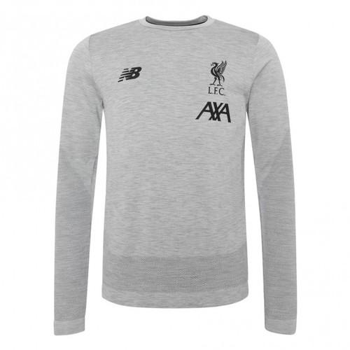 LFC Mens Grey Marl Long Sleeve Seamless Jersey 19/20 LFC Mens Grey Marl Long Sleeve Seamless Jersey 19/20