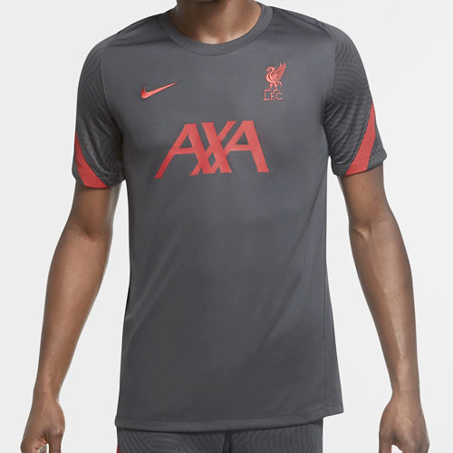 Liverpool FC Grey Mens Football Training Travel Shirt 19/20 LFC Official 