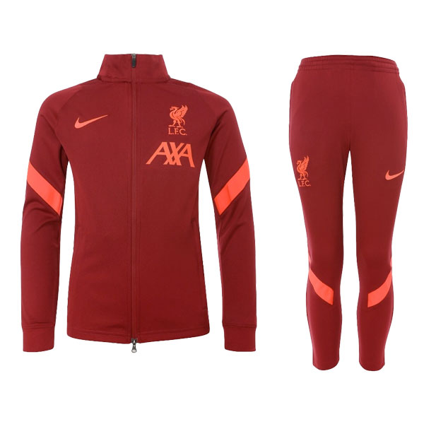 2021-22 Kids Red Nike LFC Tracksuit