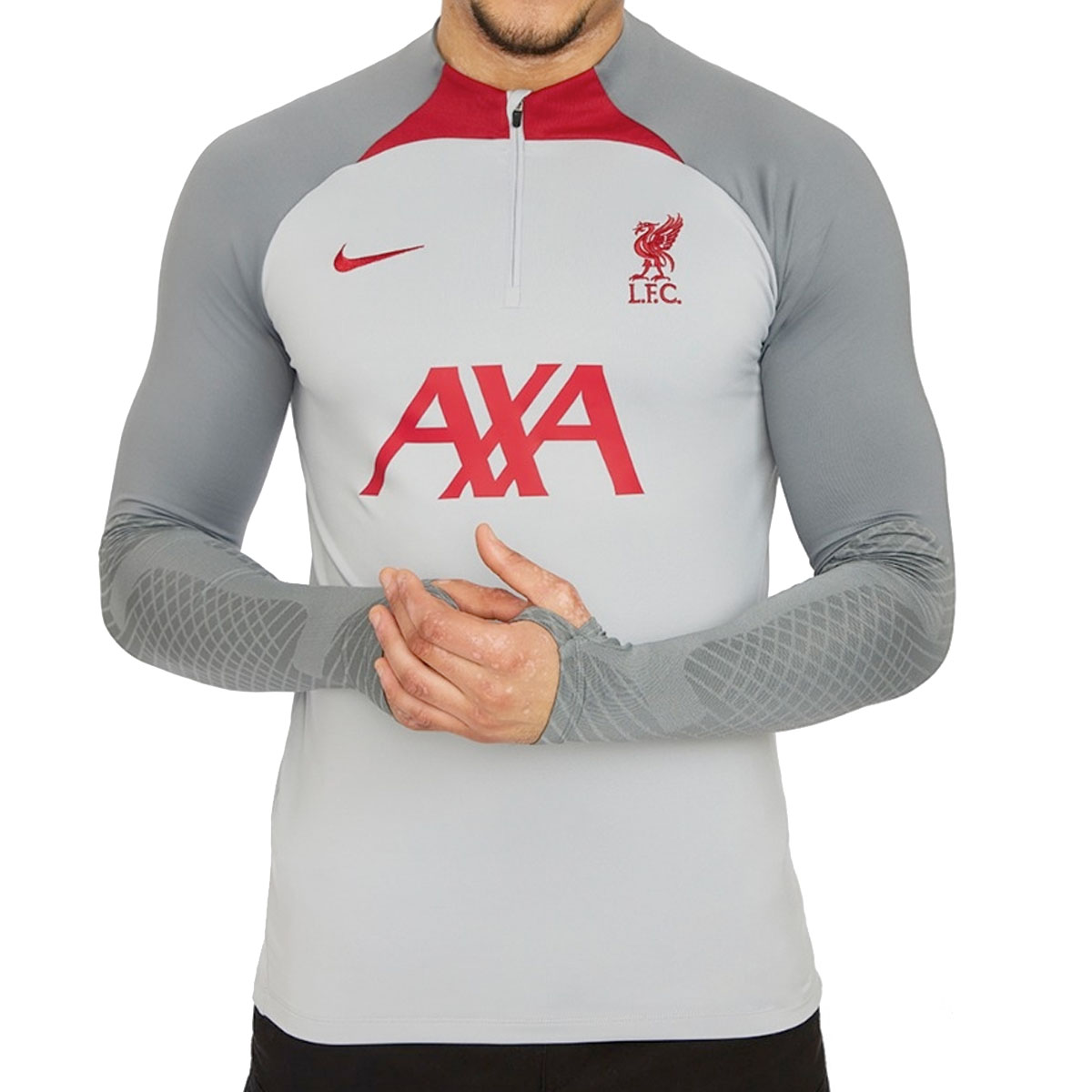 2023 LFC Mens Grey Training Top - Long Sleeve