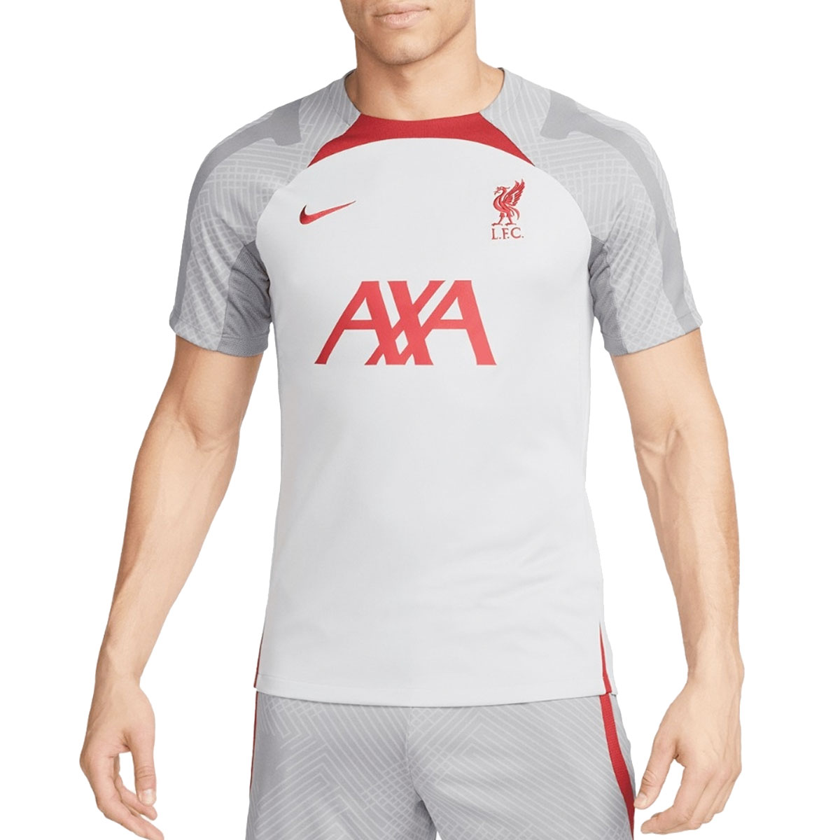 2023 LFC Mens Grey Training Top - Short Sleeve