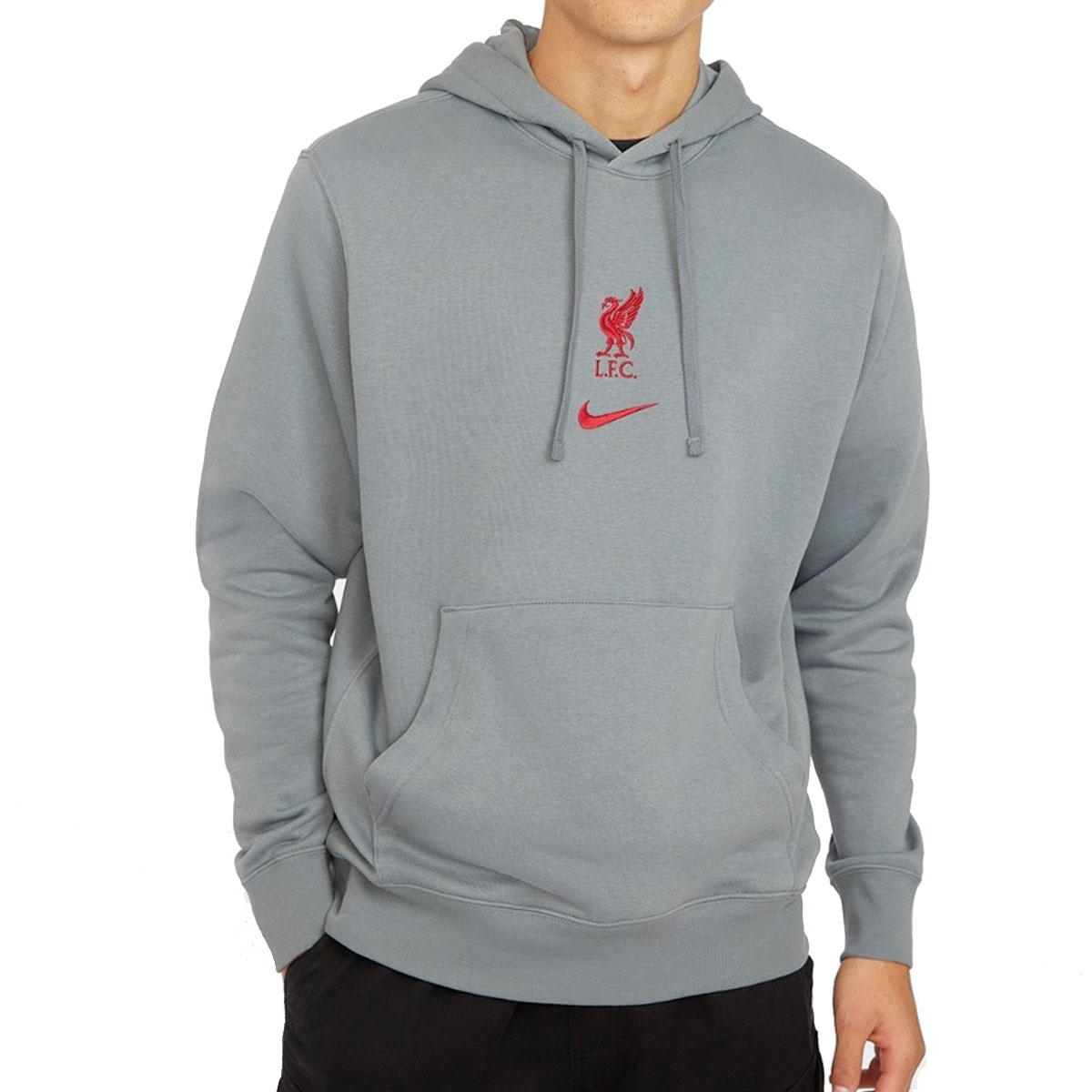 Mens LFC Nike 2022/23 Hoodie Grey