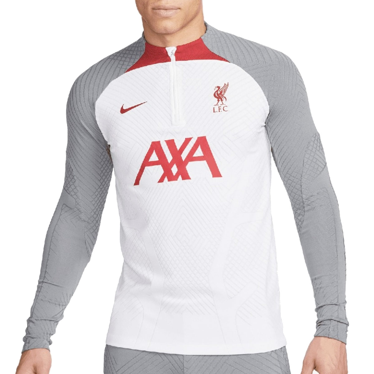 LFC White Mens Nike Training Top - Long Sleeve