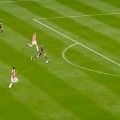 Jordan Henderson misses a great chance against Stoke