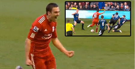 Downing scores the winner in the FA Cup Quarter Final