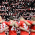 Anfield held a minutes silence before the game ahead of the Hillsborough anniversary