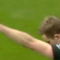 Jordan Henderson scores against Aston Villa