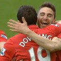 Fabio Borini celebrates a Liverpool goal