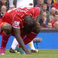 Mario Balotelli had a disappointing Anfield debut