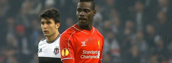 Mario Balotelli in action against Besiktas