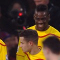 Mario Balotelli and Adam Lallana celebrate the reds winner