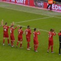 Klopp takes Liverpool players to The Kop after the game