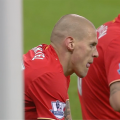Skrtel deflects Wijnaldum's shot past Simon Mignolet