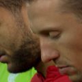 Lucas Leiva during the minutes silence for Chapecoense