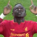 Sadio Mane scores the derby winner at Goodison