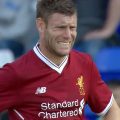 James Milner after scoring against Tranmere Rovers [Pre-Season 2017-18]