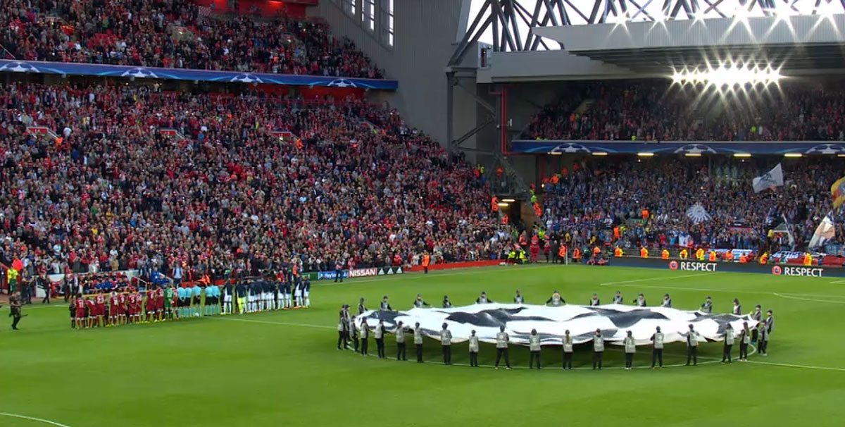 Champions League games back at Anfield