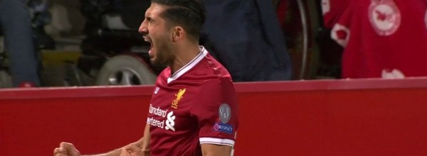 Emre Can celebrates against Maribor