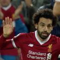 Mo Salah after scoring v Chelsea