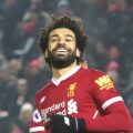 Mo Salah scores his 32nd goal of the season v Newcastle