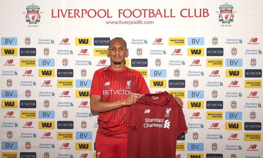 Fabinho signs for the reds