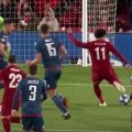 Mo Salah scores against Red Star Belgrade