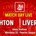 LIVE Brighton v Liverpool