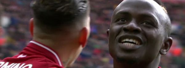 Firmino x 2 and Mane x 1 v Burnley