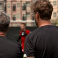 Klopp watching on LFC training on LFC's 2019 US Tour