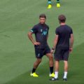 Oxlade-Chamberlain training at Murrayfield