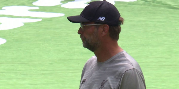Klopp watches on against Man City